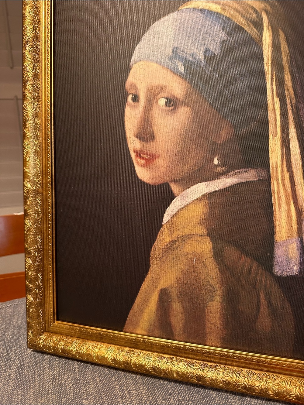16x20 Girl with Pearl Earring by Johannes Vermeer's - Picture 7 of 14